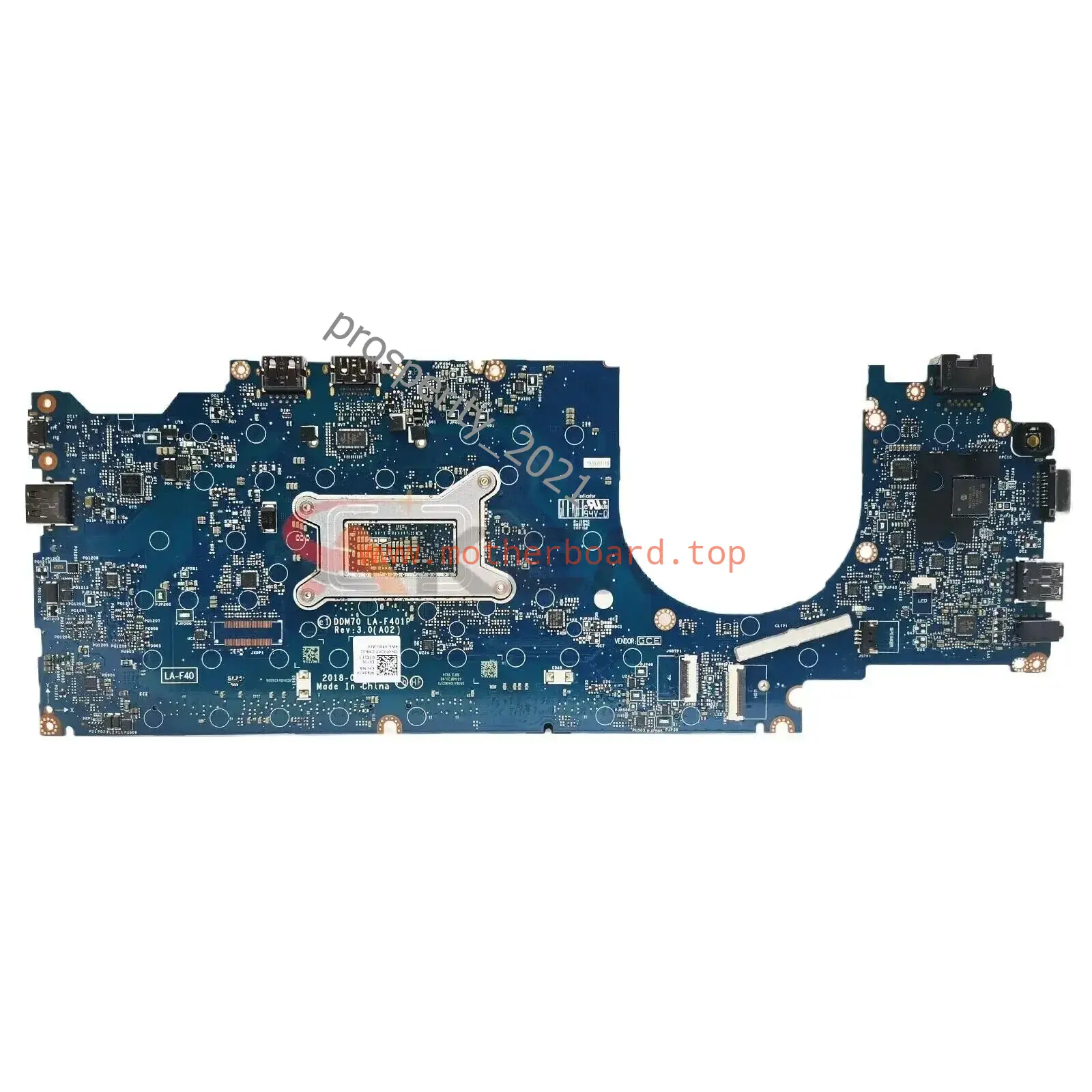 For Dell Latitude 14 5490 E5490 Motherboard with I5-7300U CPU CN-09X5J9 LA-F401P 4