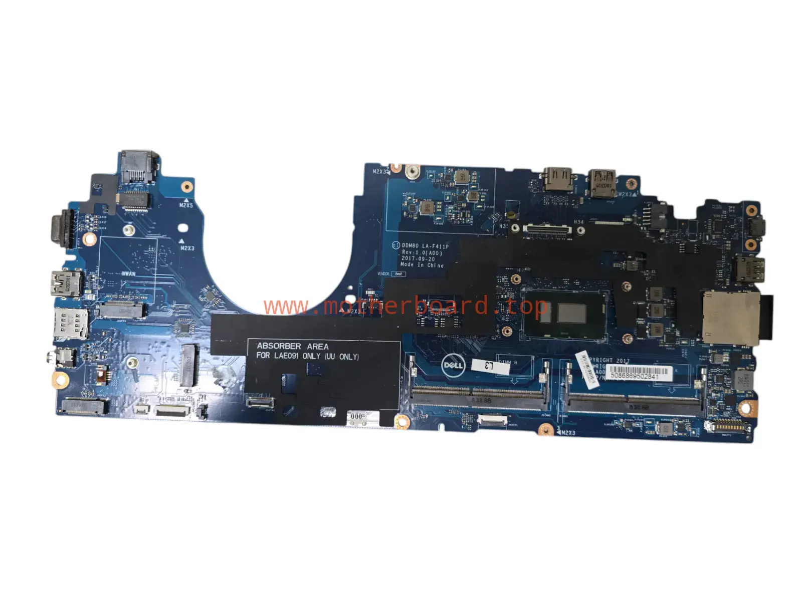 For Dell Latitude 5590 15.6" Intel i5-8350U 1.7GHz Motherboard 2N9PD LA-F411P 4