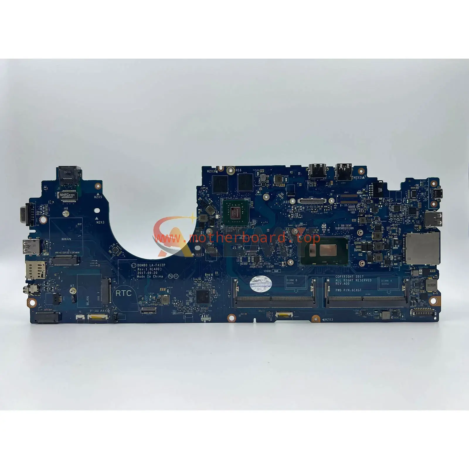 LA-F412P Laptop Motherboard For Dell Latitude 5590 W I5 I7 8th CPU 0P50J0 0630XH 3