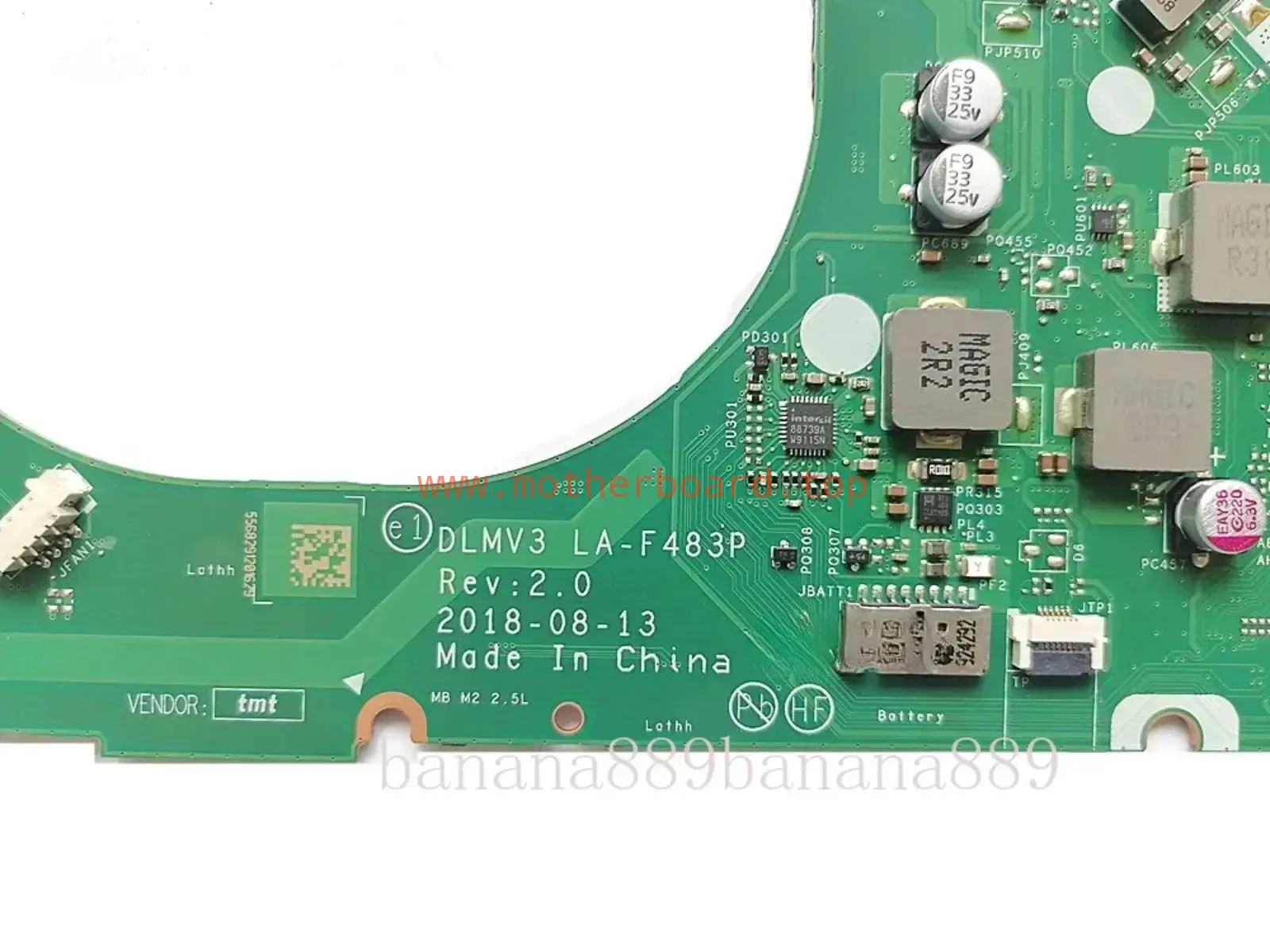 LA-F483P for Lenovo V130-14IGM V330-14IKB Motherboard N4000 N4100 N5000 CPU 3
