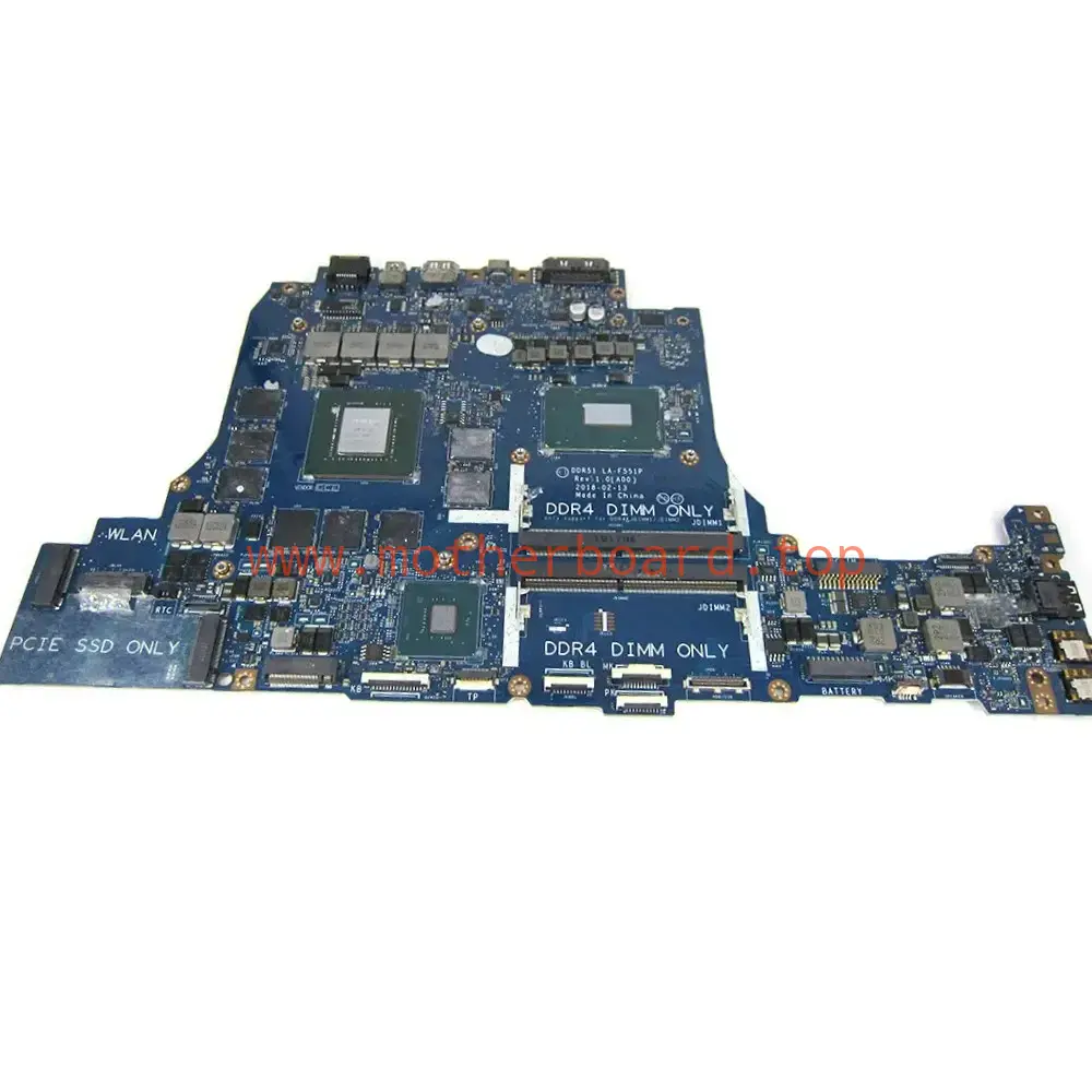 LA-F551P For DELL Alienware 15 R4 17 R5 motherboard I7-8750H GTX1060/1070 8GB