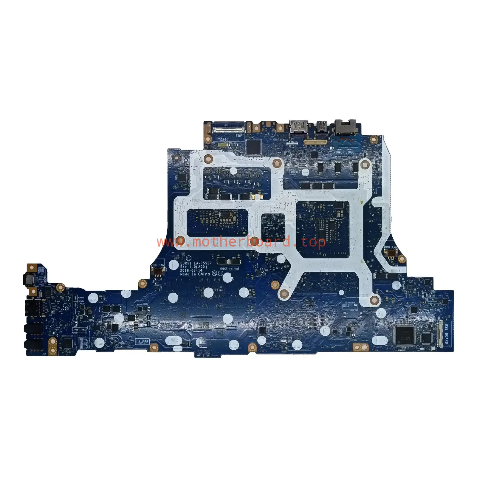 LA-F552P For Dell Alienware M17 R5 Motherboard CPU i7-8750H i9-8950H 8GB GTX1080 2
