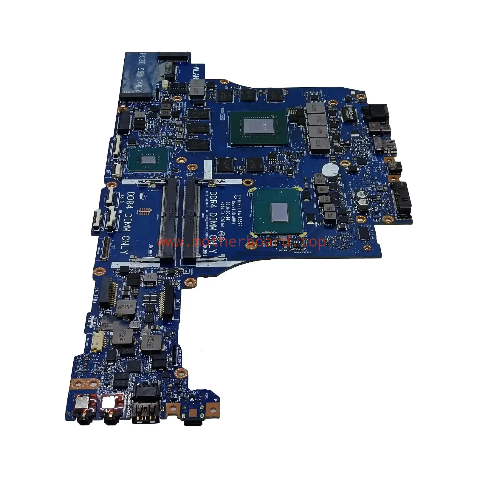 LA-F552P For Dell Alienware M17 R5 Motherboard CPU i7-8750H i9-8950H 8GB GTX1080 4