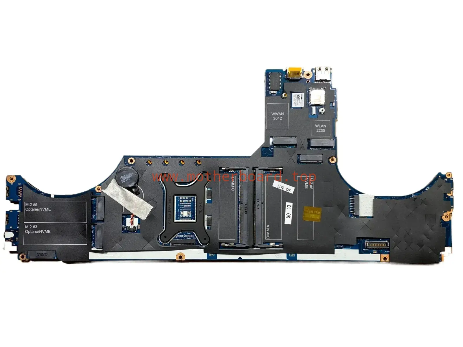 For Dell Precision 7730 Motherboard Intel i7-8750H RFDCG R0YNP LA-F601P 3