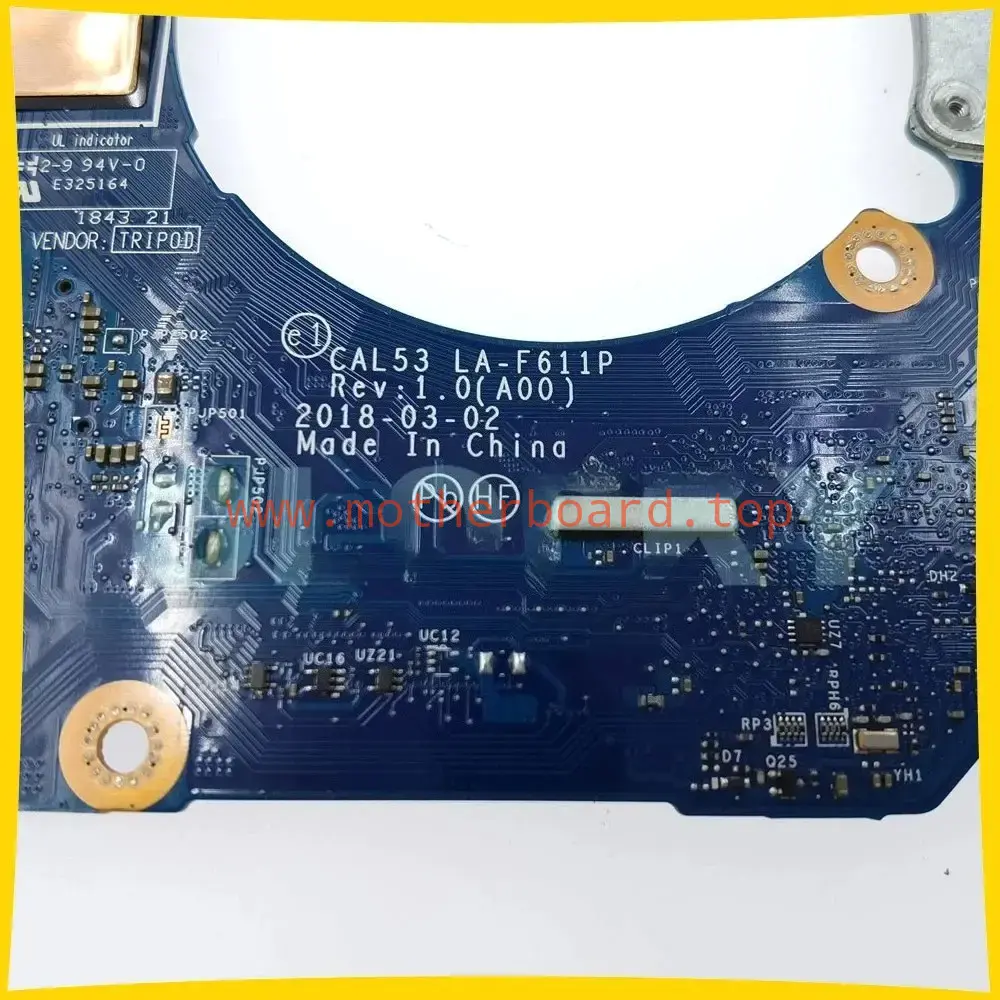 CAL53 LA-F611P For Dell G3 3579 3779 Motherboard i5-8300H i7-8750H GTX 1050Ti 3