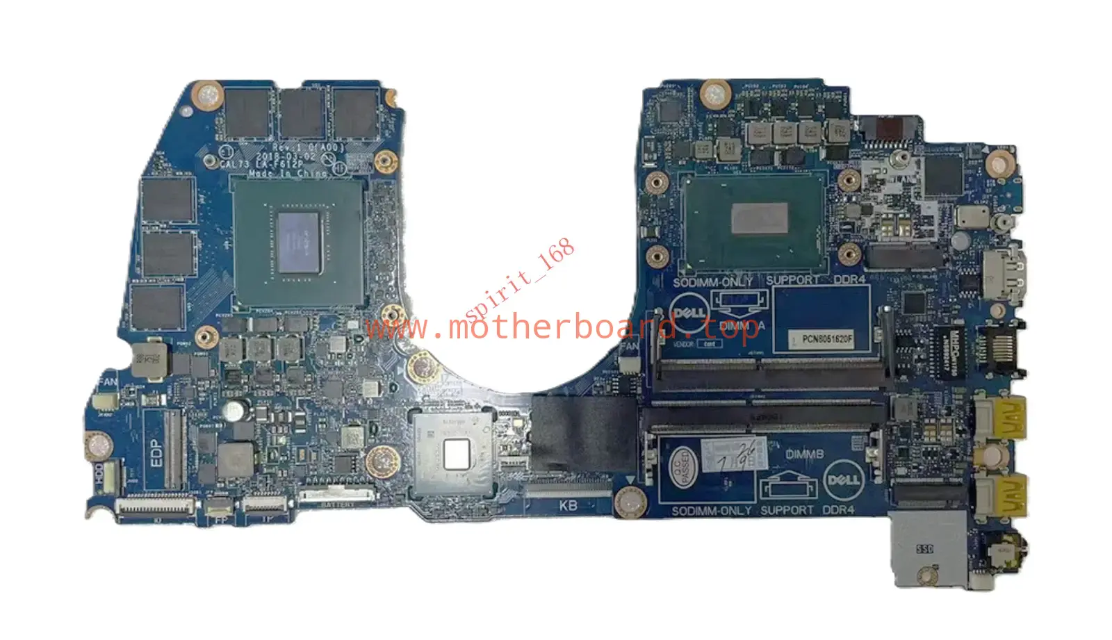 For Dell G3 3579 Laptop Motherboard i7-8750H GTX1060 LA-F612P CN-02K19K Test OK