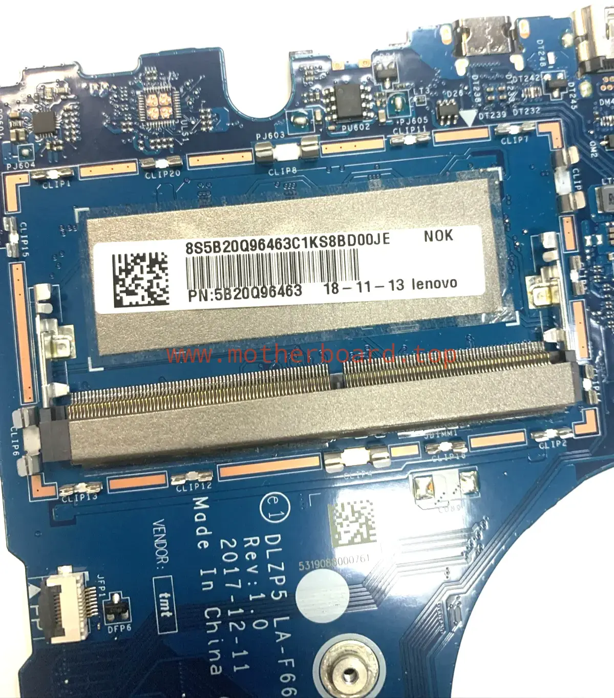 DLZP5 LA-F661P 5B20Q96463 For Lenovo Yoga 730-15IKB Motherboard I7-8550U GTX1050 2