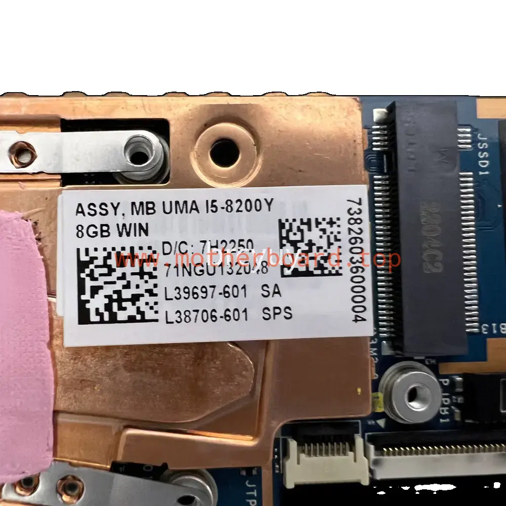 LA-F803P For HP Spectre 13-AK Laptop Motherboard l39697-601 i5-8200Y CPU 8GB-RAM 2