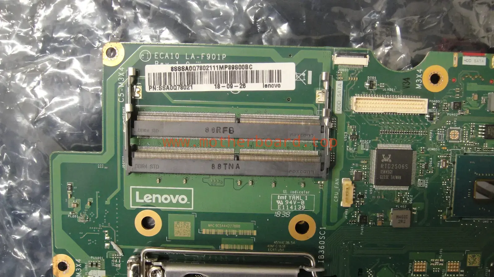 01LM435 01LM434 For Lenovo AIO 520 520-22ICB F0DT Intel Motherboard LA-F901P 2