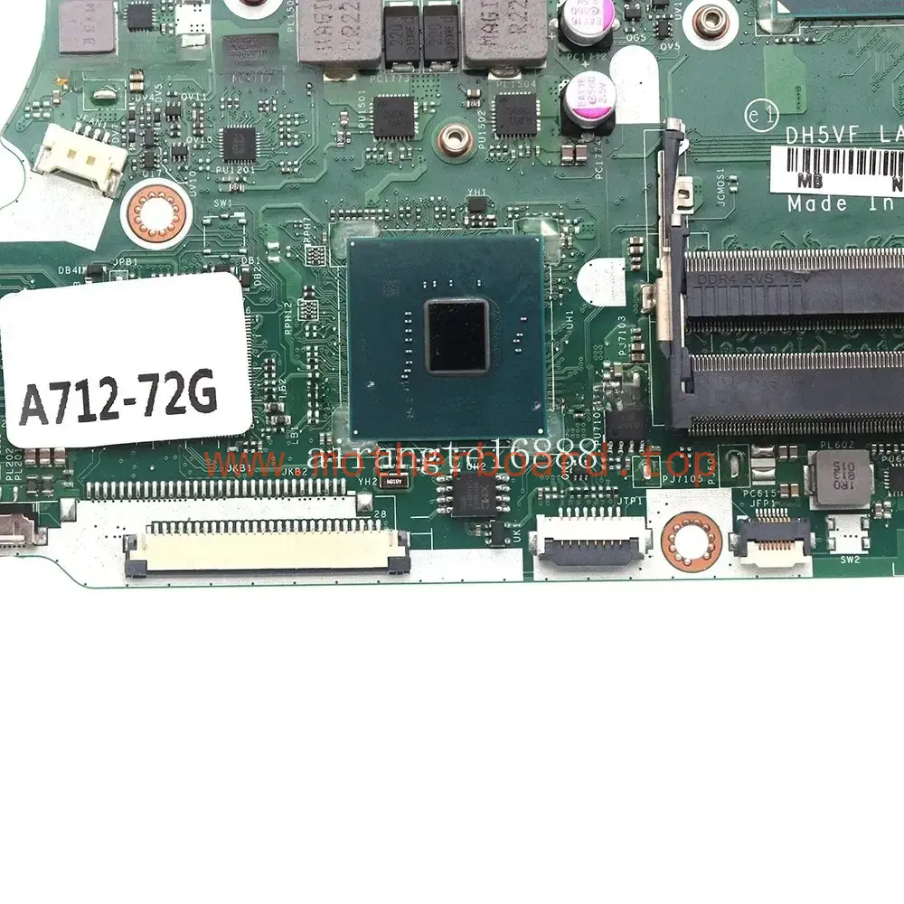 For ACER AN515-52 AN515-53 DH5VF LA-F951P Motherboard I7-8750H CPU GTX 1050 4GB 4
