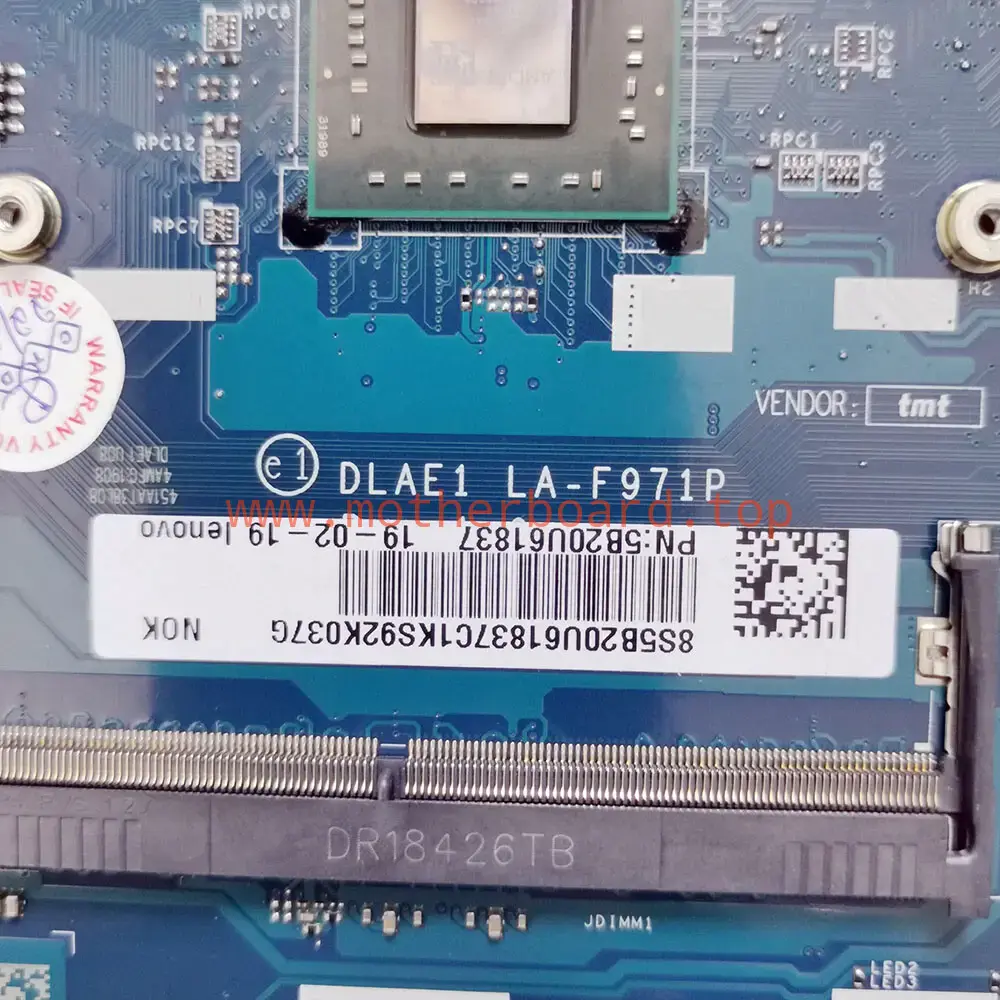 For Lenovo E41-25 With A4-4350 CPU LA-F971P 5B20U61837 Laptop Motherboard 3