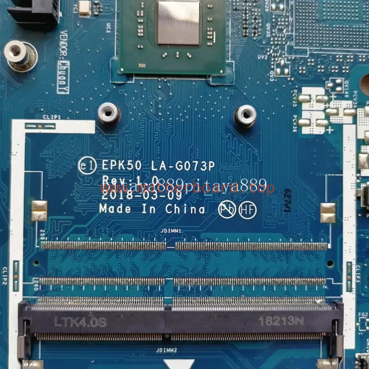 LA-G073P For HP 15-DA 15T-DA Motherboard N4000U N5000U CPU L20372-601 L20372-001 3