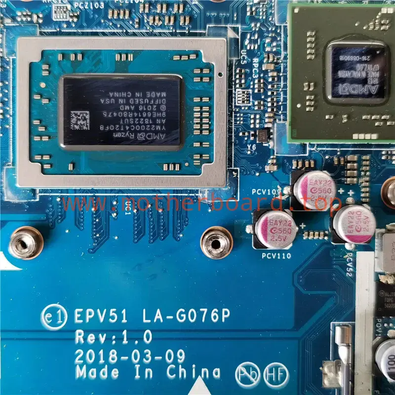 For HP TPN-C136 15G-dx0003AX LA-G076P Motherboard L20668-001 L20668-601 2