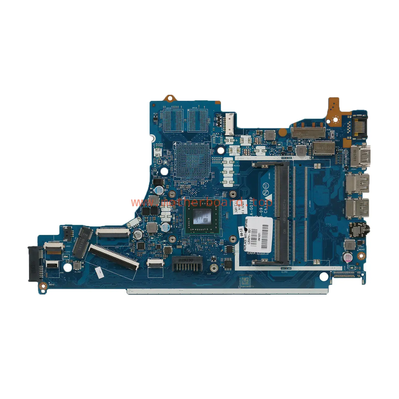 For HP 15T-DB LA-G078P Laptop Motherboard Test OK L20479-601 L20479-001
