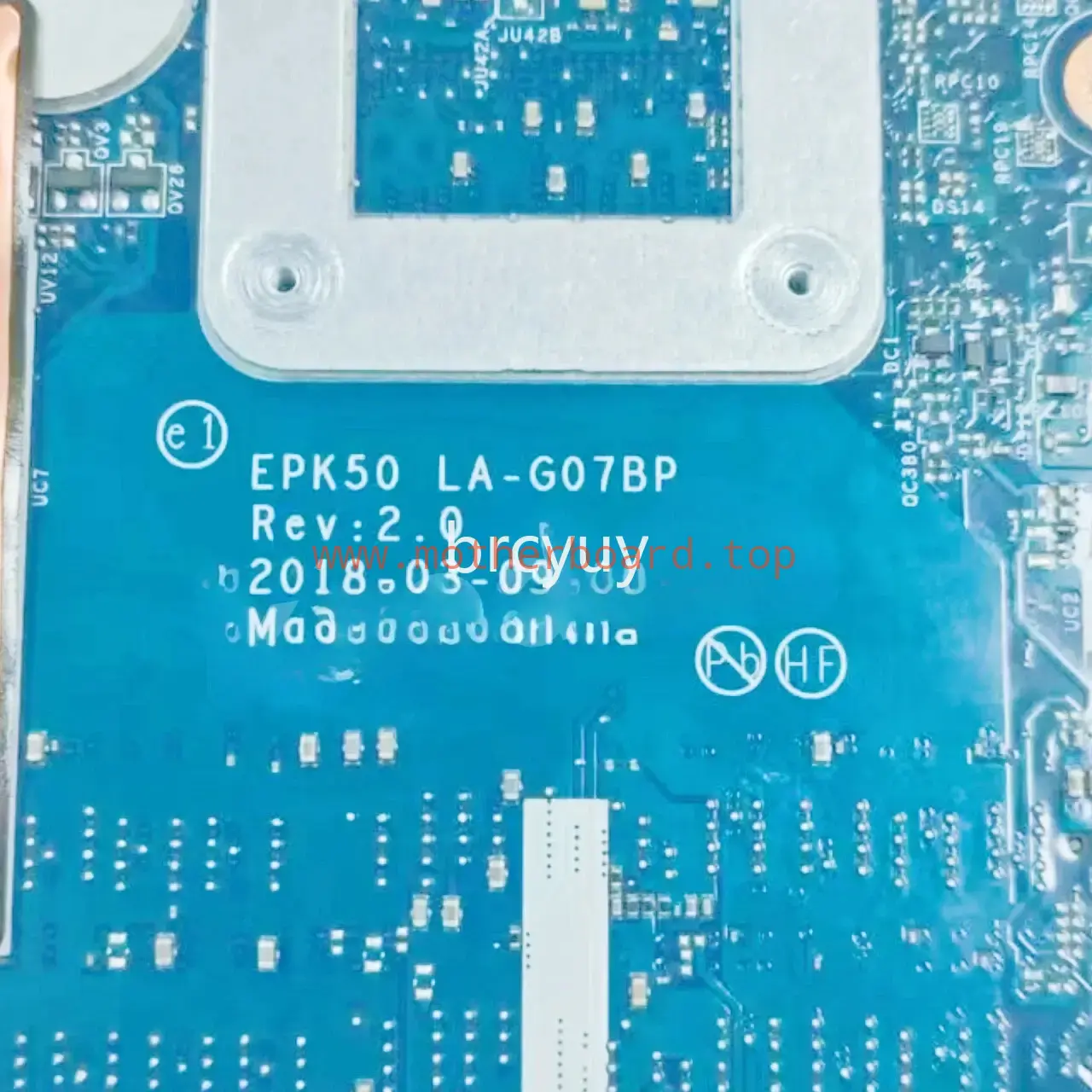 LA-G07BP/LA-G079P For HP Pavilion 15-DA Motherboard CPU:I7-7500U GPU:MX130 2G 4