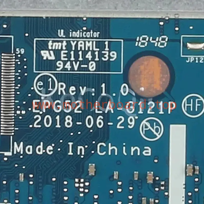 LA-G121P For HP 15-BS Laptop Motherboard N4000 N5000 L19050-601 L24004-601 4