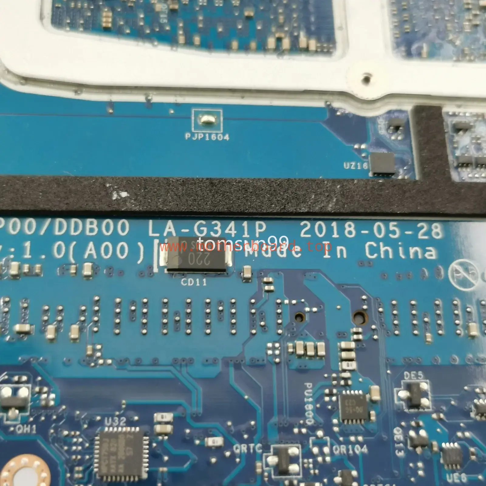For Dell XPS 15 9570 LA-G341P Motherboard W/ E-2176M I7 I9 CPU GTX1050/P100 GPU 3