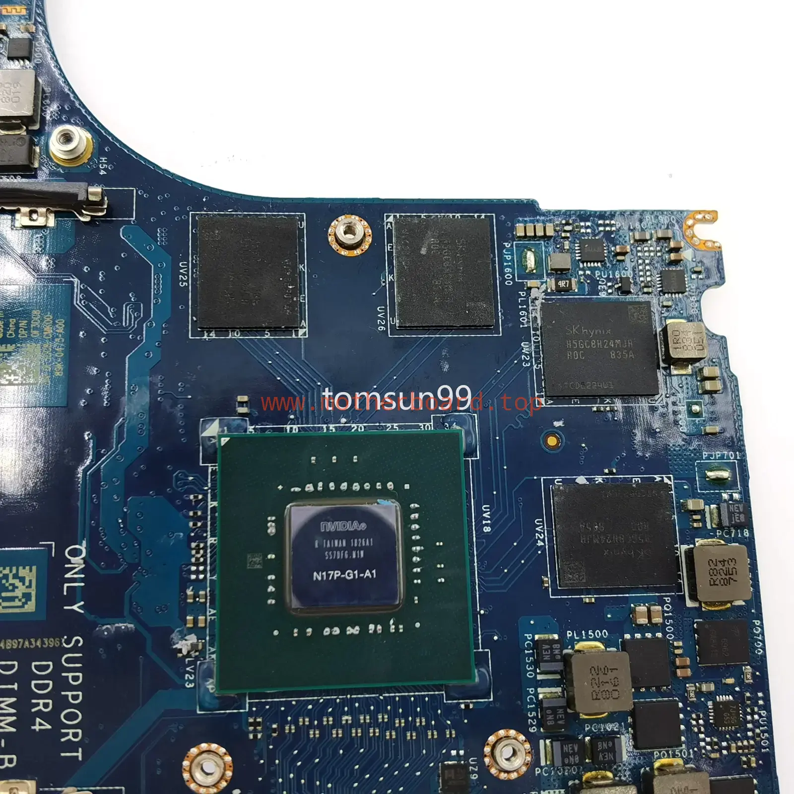 For Dell XPS 15 9570 LA-G341P Motherboard W/ E-2176M I7 I9 CPU GTX1050/P100 GPU 4