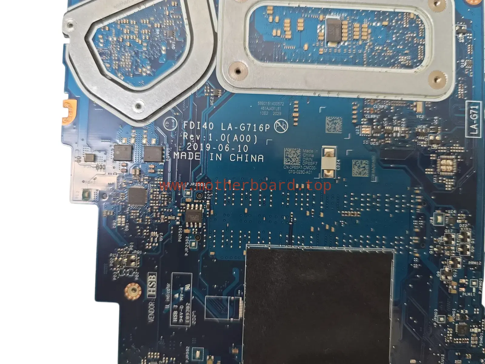 LA-G716P 0P65F7 i5-10210U@1.6GHz For Dell Inspiron 3790 Motherboard 4