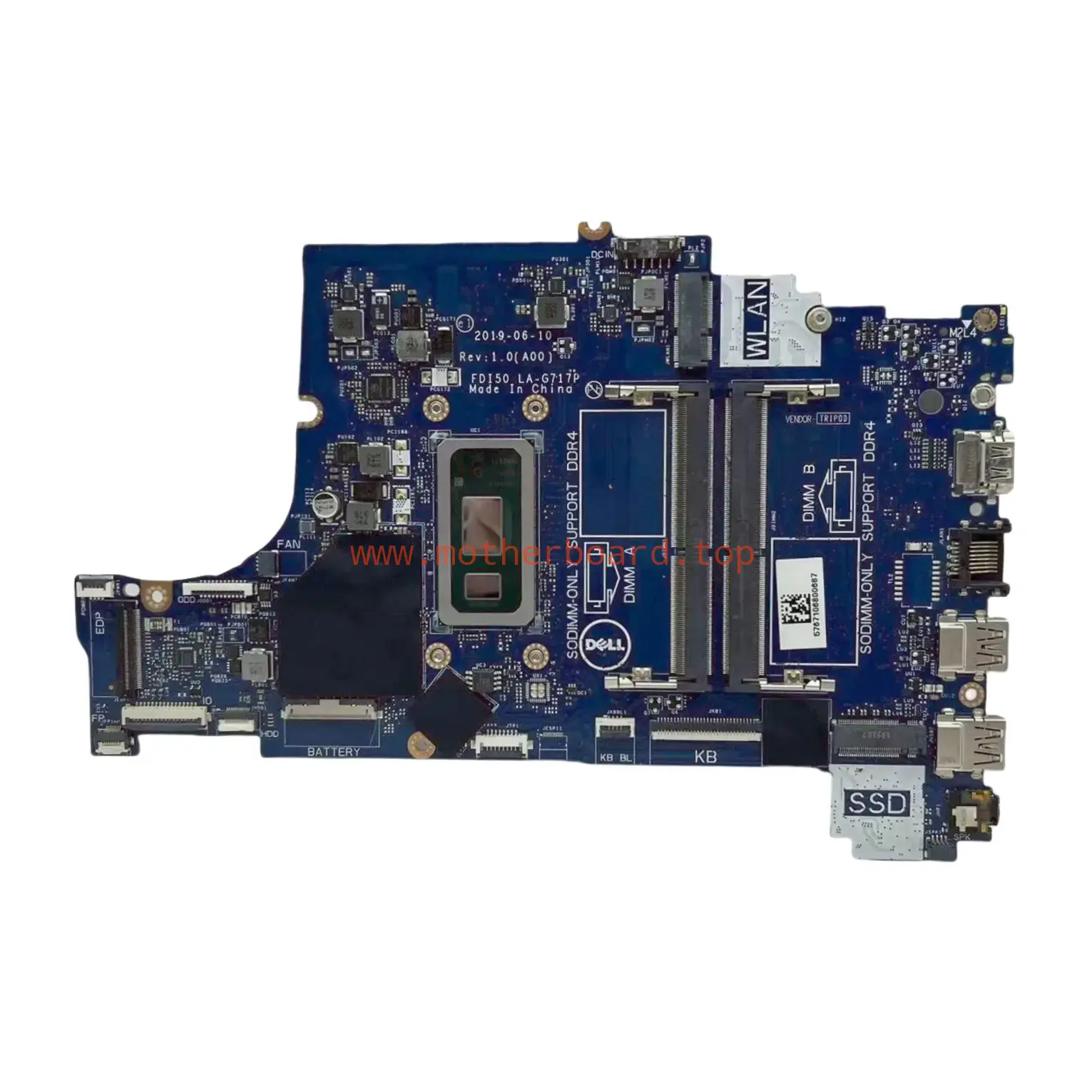 LA-G717P For Dell 3490 3590 3790 5494 5594 Motherboard i7-10510U CPU CN-026C46