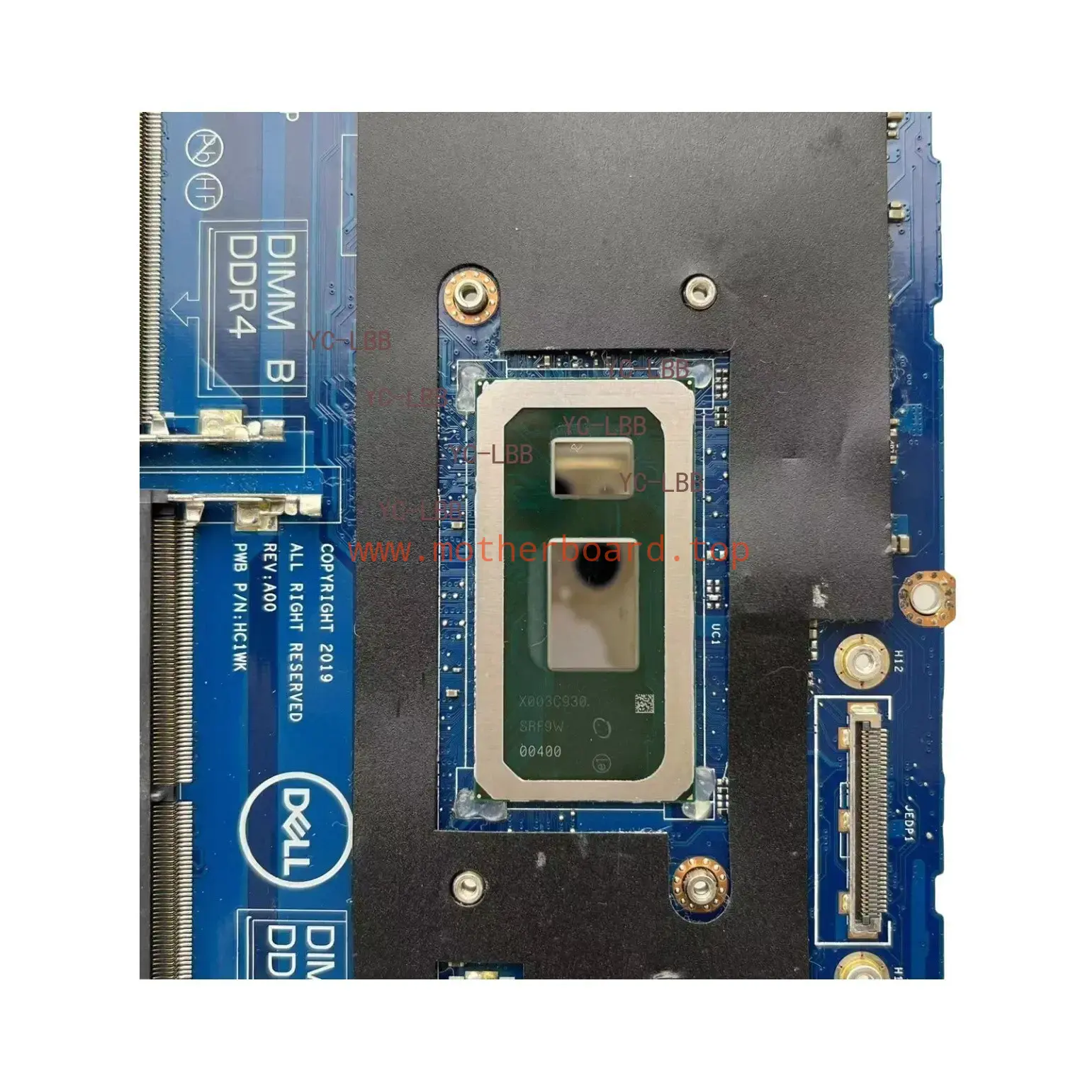 LA-G891P For DELL Latitude 5400 Notebook Motherboard 052T0R Intel i7-8665U CPU 4