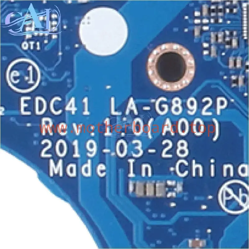LA-G892P For DELL Latitude 5400 Laptop Motherboard 06RVRC 05T75M i5 i7-8th CPU 3