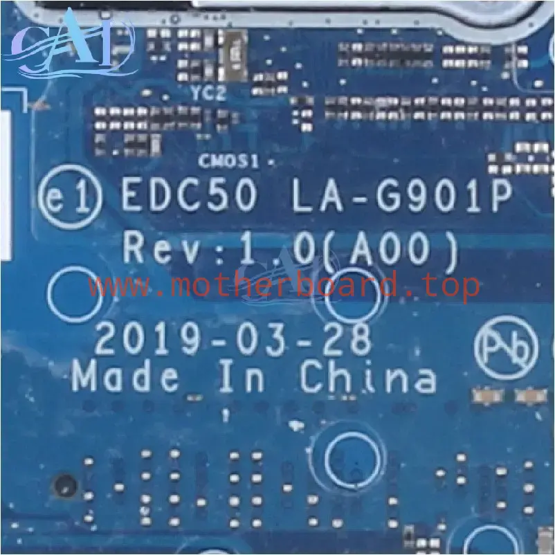 LA-G901P For DELL Latitude 5500 Laptop Motherboard 0J16NW SRF9Z i5-8365U DDR4 3