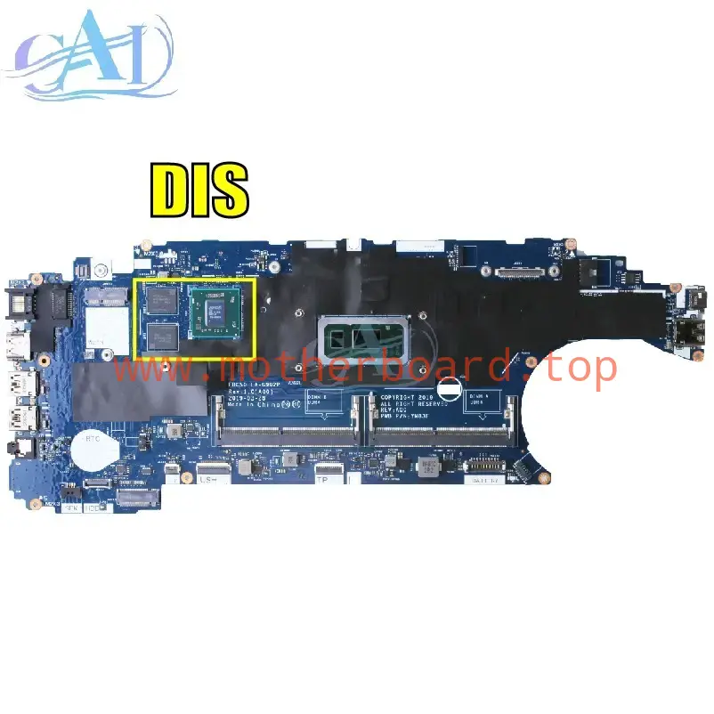 LA-G902P For DELL Precision 3540 5500 Laptop Motherboard 0KKXX7 I5 I7 UMA/DIS 4