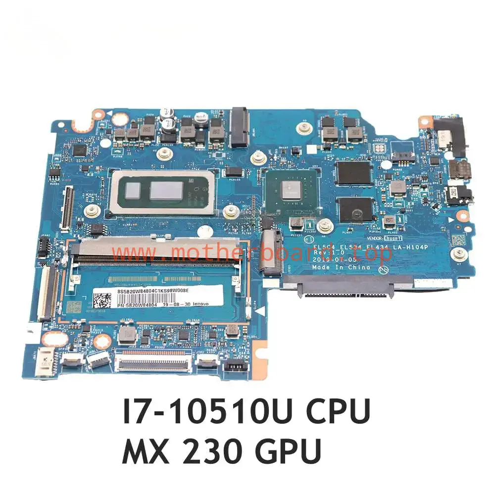 LA-H104P For Lenovo IdeaPad S340-14IML/15IML Motherboard I7-10510U CPU MX230 GPU