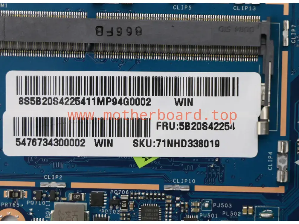For Lenovo ideapad S340-15API Touch Motherboard R3 R5 R7 4G LA-H131P 5B20S42250 4