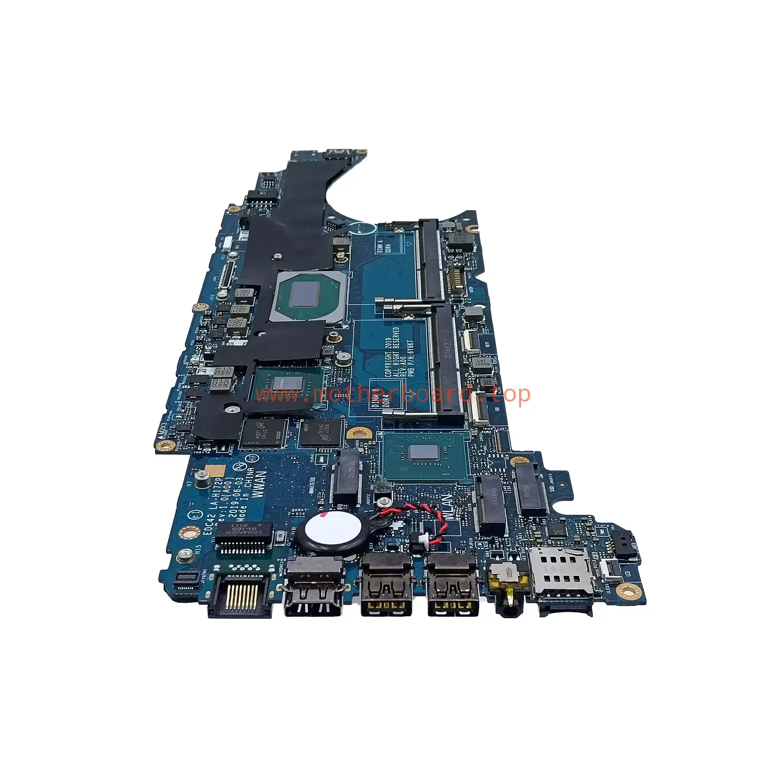 04TXRT For Dell Latitude 5401 Motherboard EDC42 LA-H172P i5-9400H MX150 2GB 4
