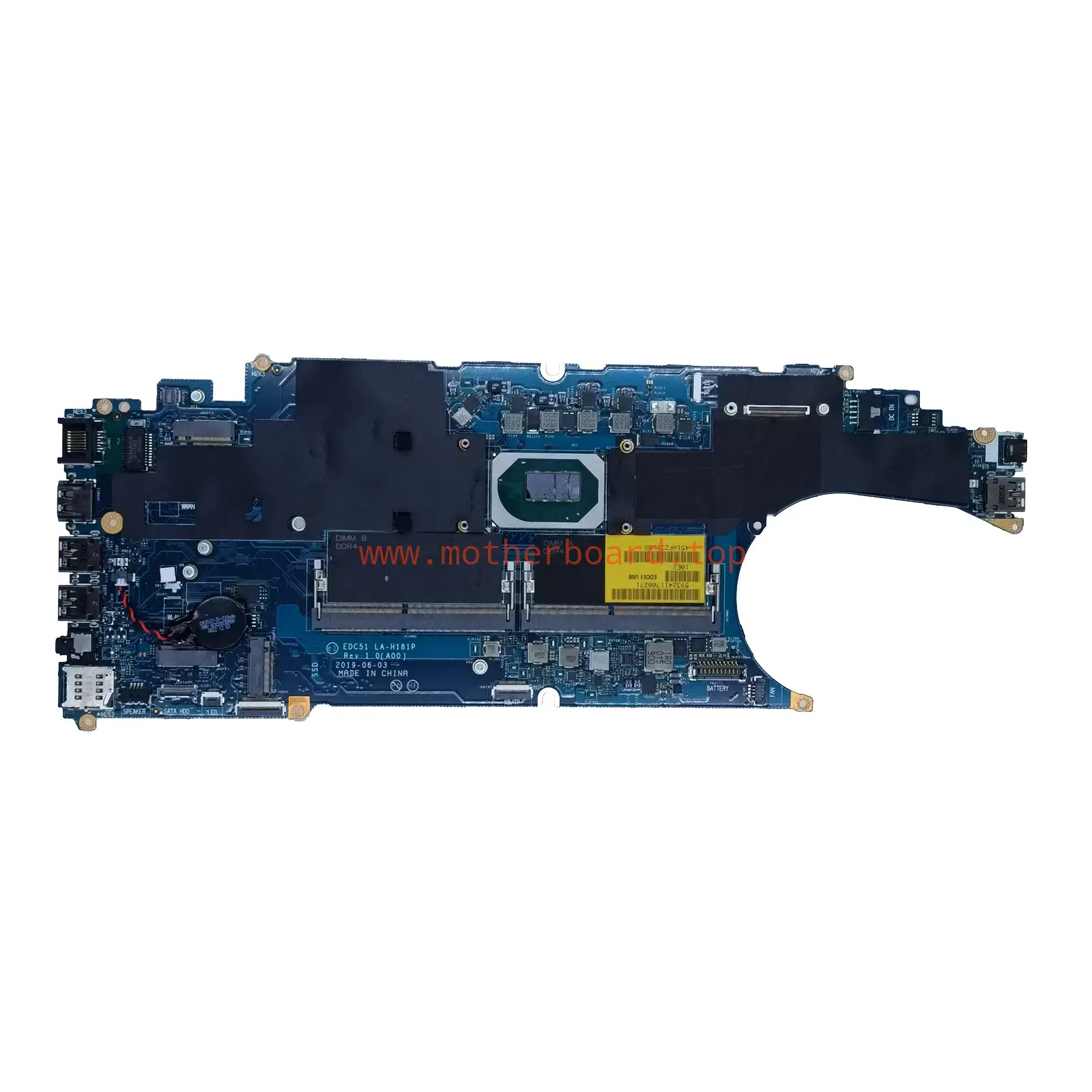 0GWDNC For Dell Latitude 5501 Precision 3541 Motherboard EDC51 LA-H181P i7-9850H 2