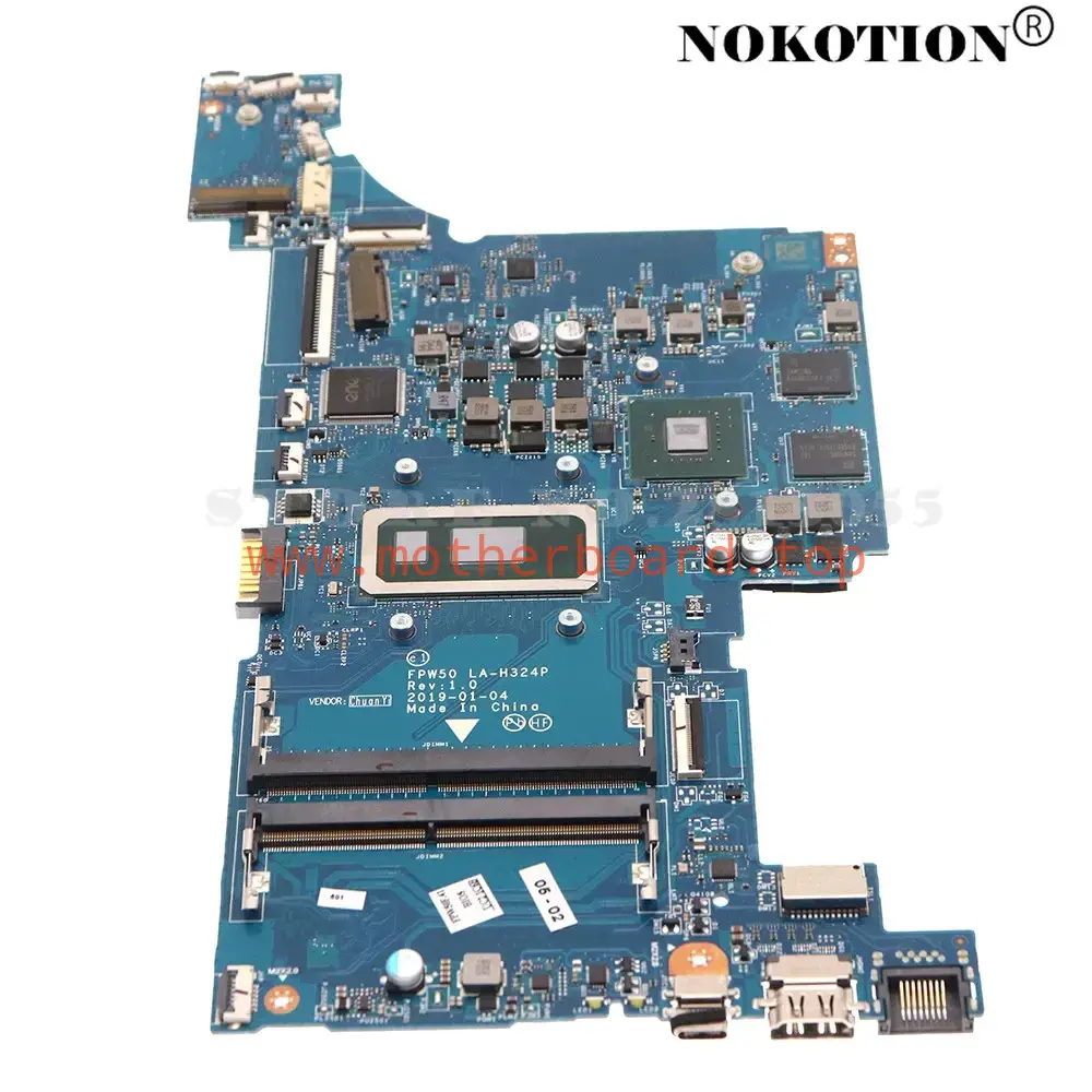 FPW50 LA-H324P For HP 15-DW 15S-DU 15S-DR Motherboard With I5/I7 CPU MX250 4G 2