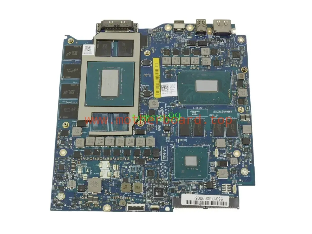 For Dell Alienware M15 R2 / M17 R2 Motherboard LA-H351P FG407 i7-9750H GTX1660Ti