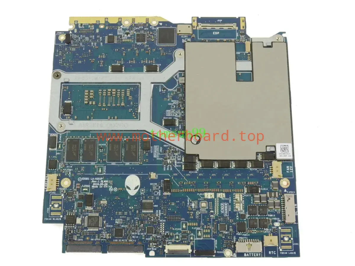 For Dell Alienware M15 R2 / M17 R2 Motherboard LA-H351P FG407 i7-9750H GTX1660Ti 2
