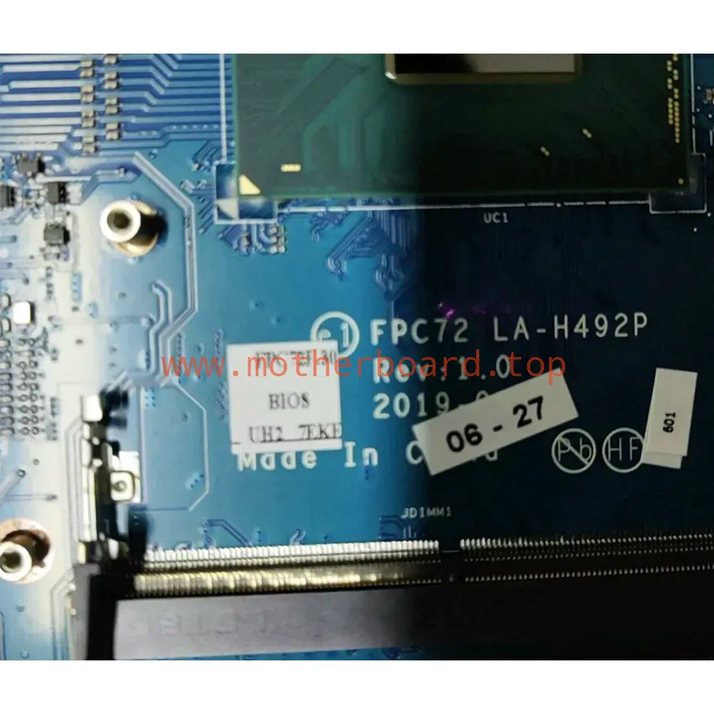 For HP OMEN 5 PLUS 17-CB i5-9300H RTX1660TI 6GB Motherboard LA-H492P L61643-601 3
