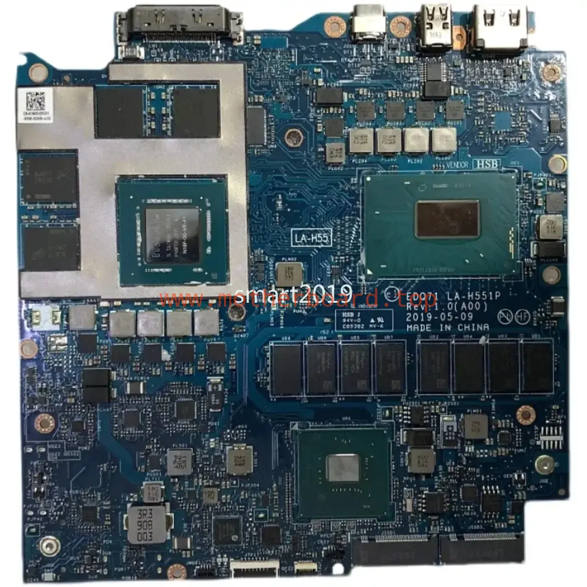 For Dell Alienware M15 R1 M17 R2 Motherboard.LA-H551P W/ i5 i7 CPU GTX1650 GPU