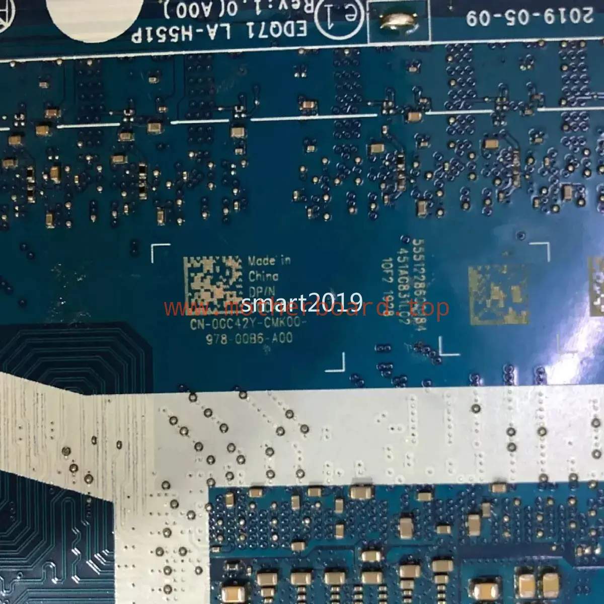 For Dell Alienware M15 R1 M17 R2 Motherboard.LA-H551P W/ i5 i7 CPU GTX1650 GPU 4