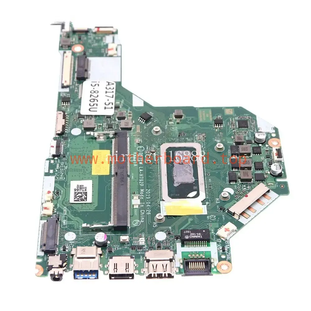EH7LW LA-H792P For ACER Aspire 3 A317-51 A317-51G Motherboard I5-8265U CPU 2
