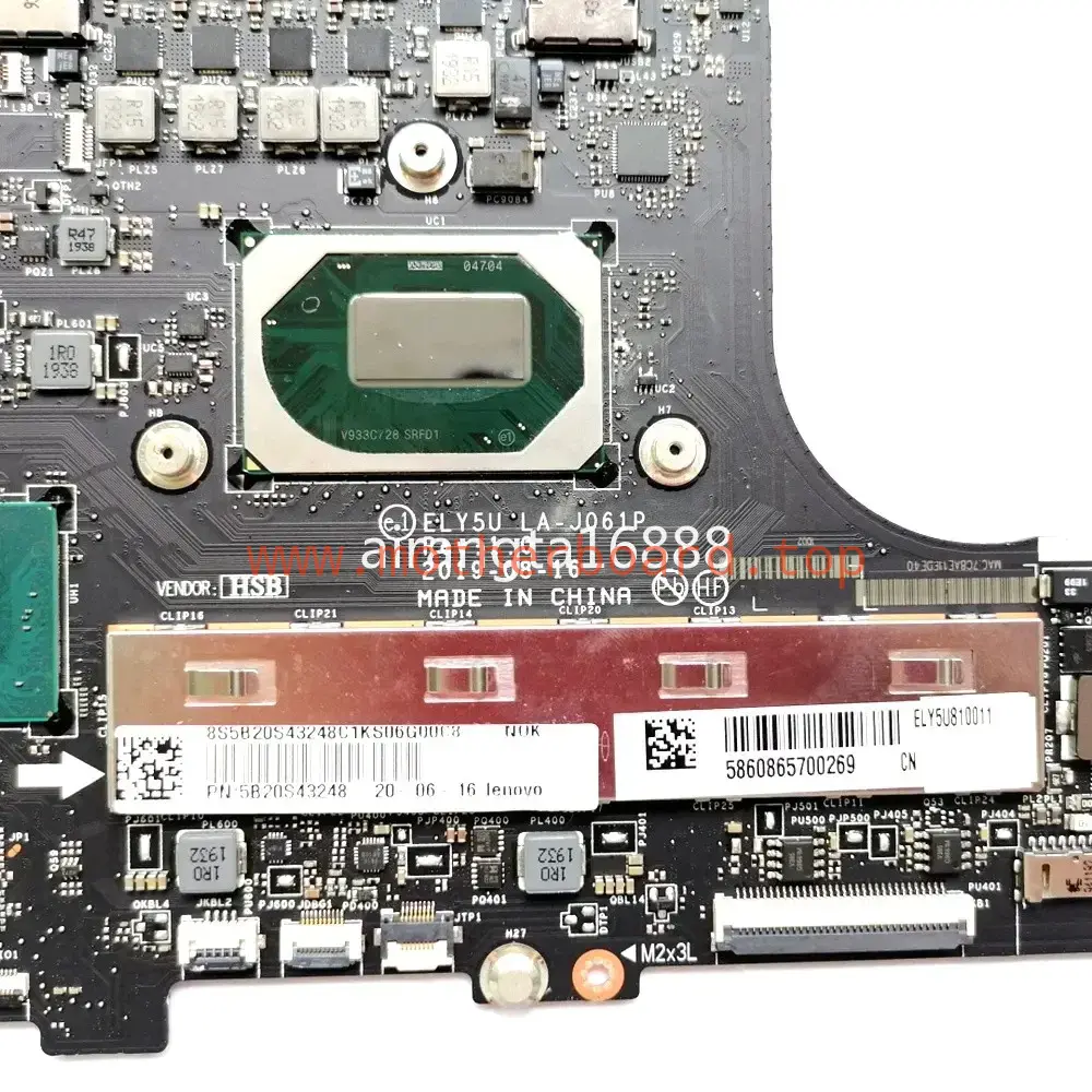ELY5U LA-J061P For Lenovo Savior Y9000X 2020 Motherboard With I7 I9 16GB/32G RAM 3