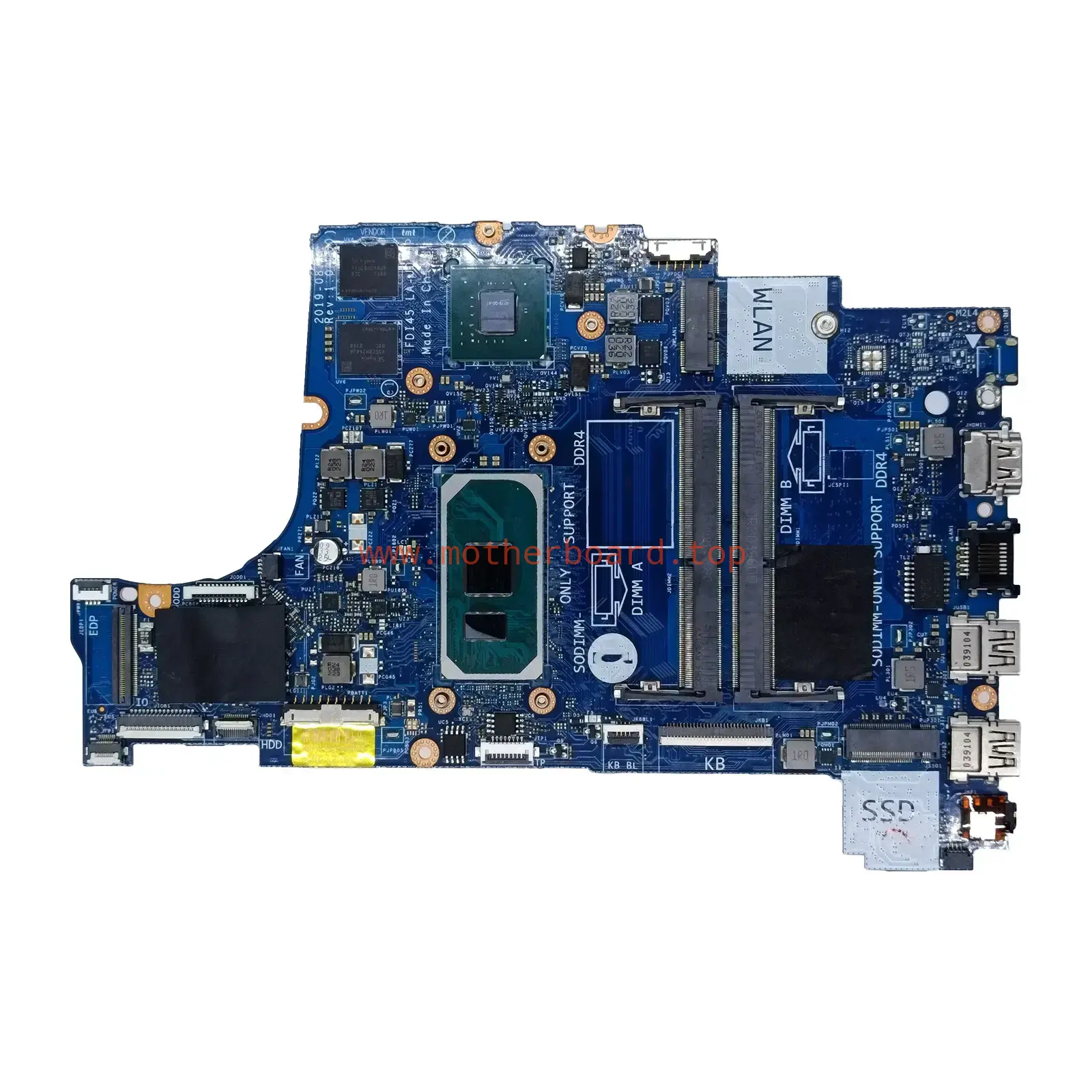 0MYDJM For Dell Inspiron 3493 FDI45 LA-J091P i5-1035G1 MX230 2GB Motherboard