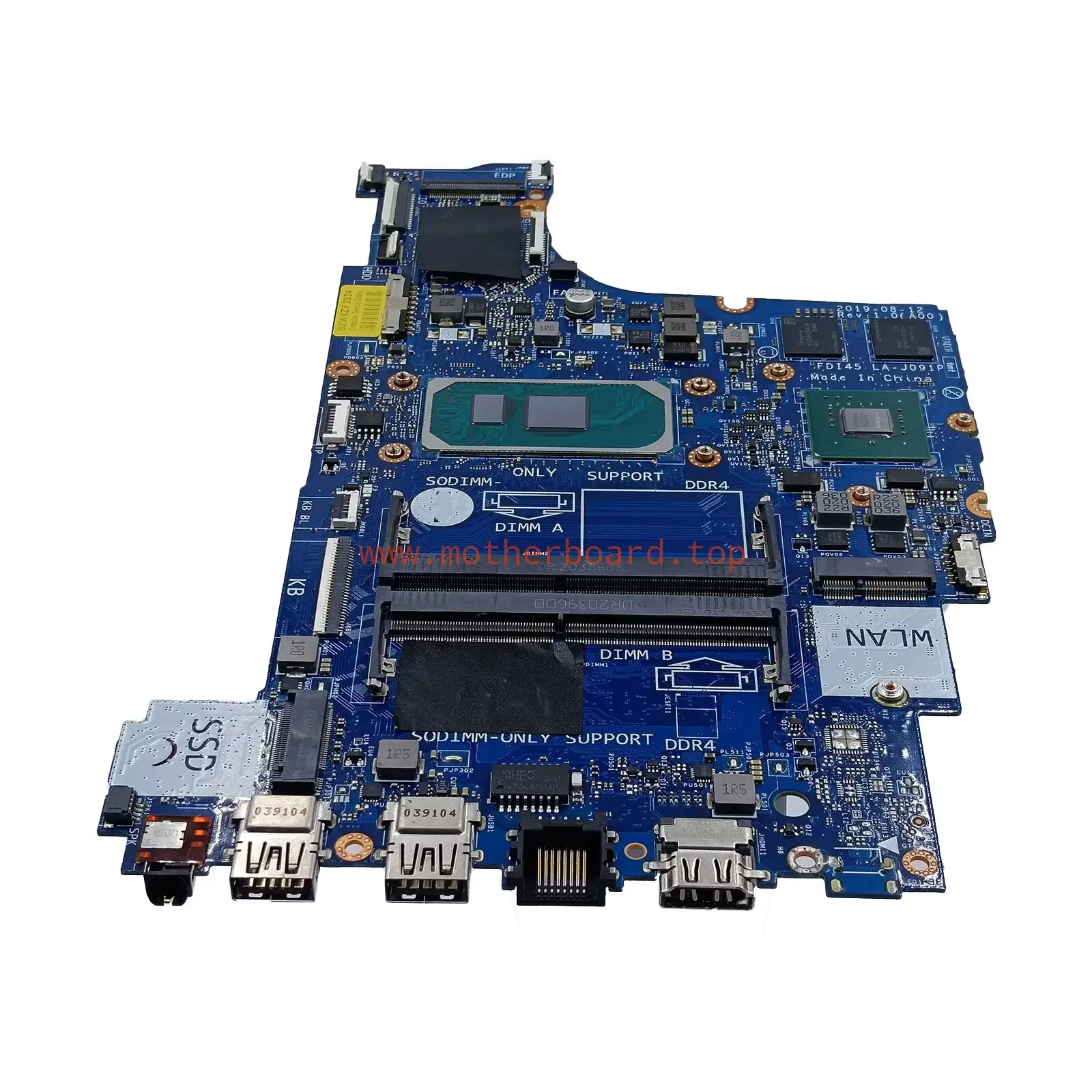 0MYDJM For Dell Inspiron 3493 FDI45 LA-J091P i5-1035G1 MX230 2GB Motherboard 4