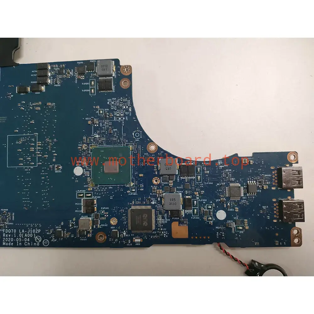 For DELL Alienware Area 51M R2 Laptop Motherboard FDQ70 LA-J102P CN-027K68 Test 2