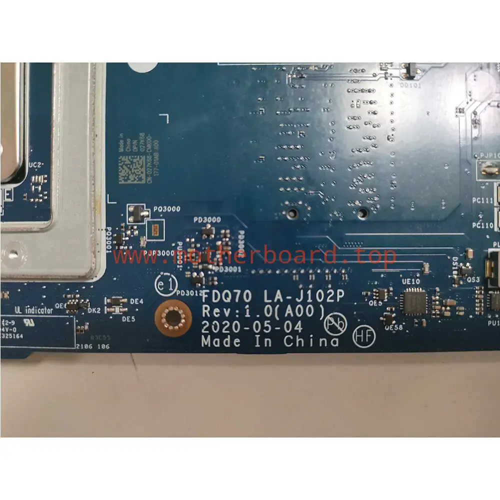 For DELL Alienware Area 51M R2 Laptop Motherboard FDQ70 LA-J102P CN-027K68 Test 3