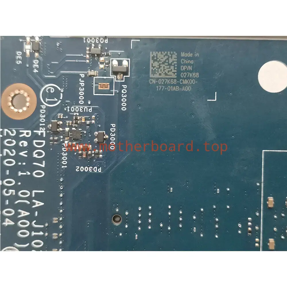 For DELL Alienware Area 51M R2 Laptop Motherboard FDQ70 LA-J102P CN-027K68 Test 4