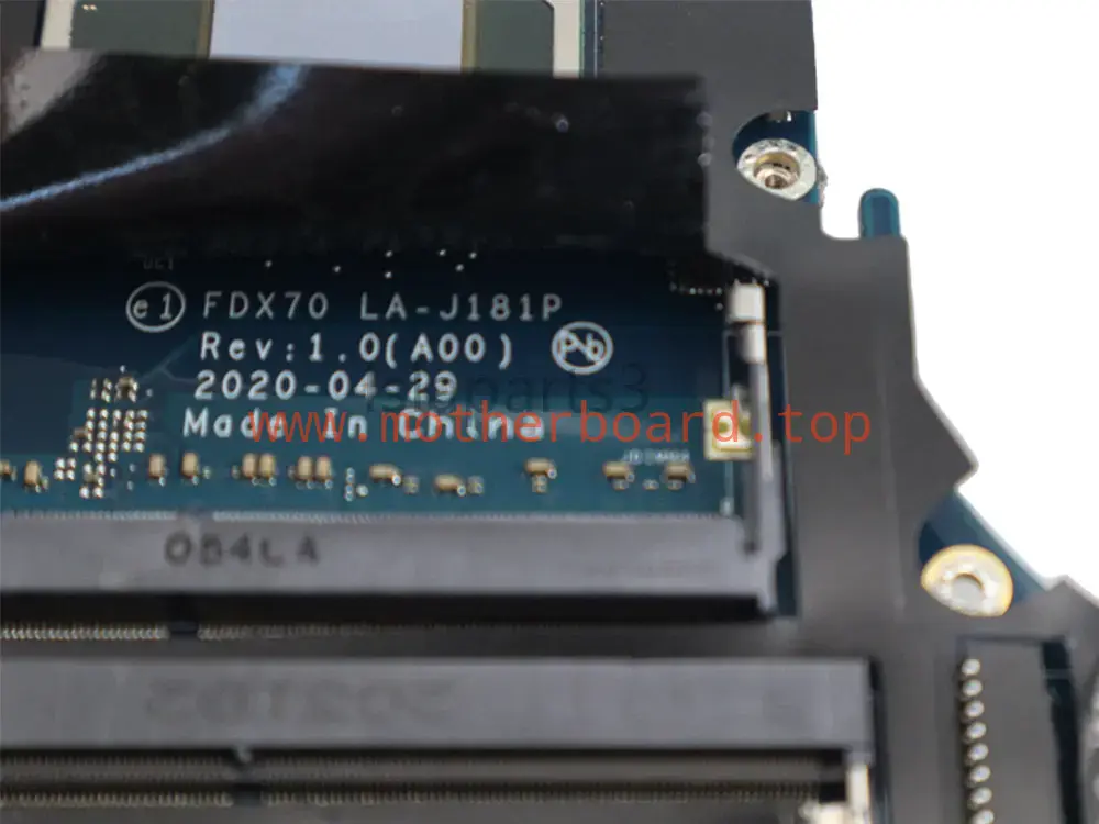 For Dell Precision 7750 Motherboard i5-10750H i7-10850H i9-10885H LA-J181P 6C9TK 4