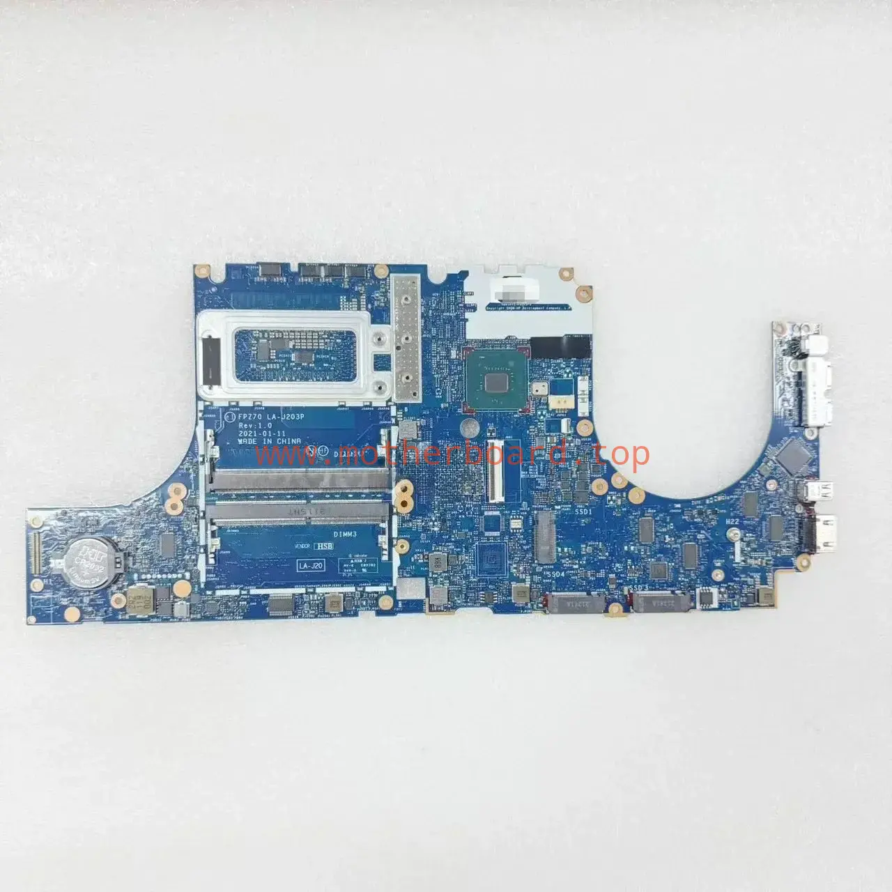 LA-J203P For HP Zbook Fury 17G7 Laptop Motherboard I7-10850H M31403-601 2