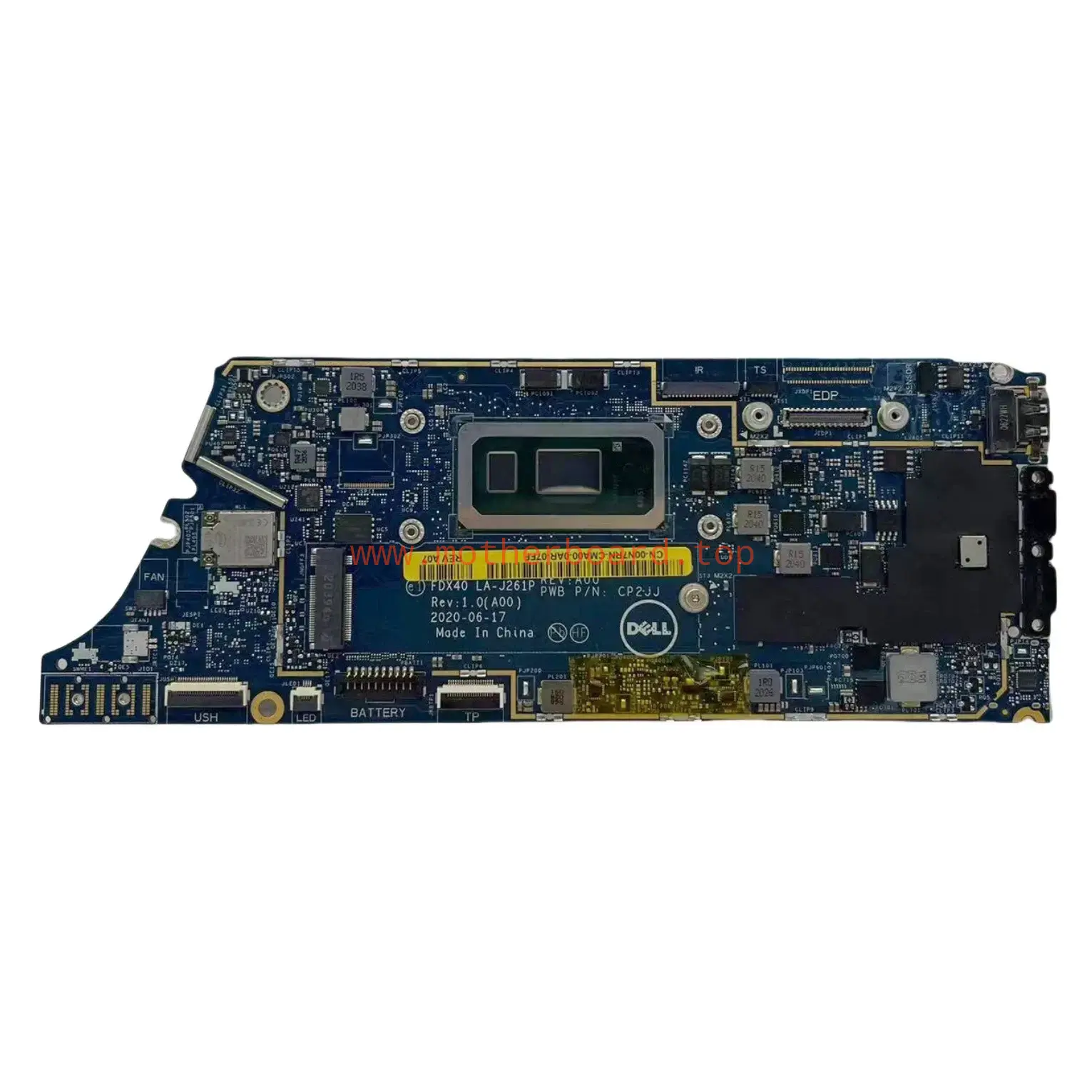 For Dell Latitude 7410 W/ i5-10310U CPU 16G Laptop Motherboard LA-J261P 04J6CM