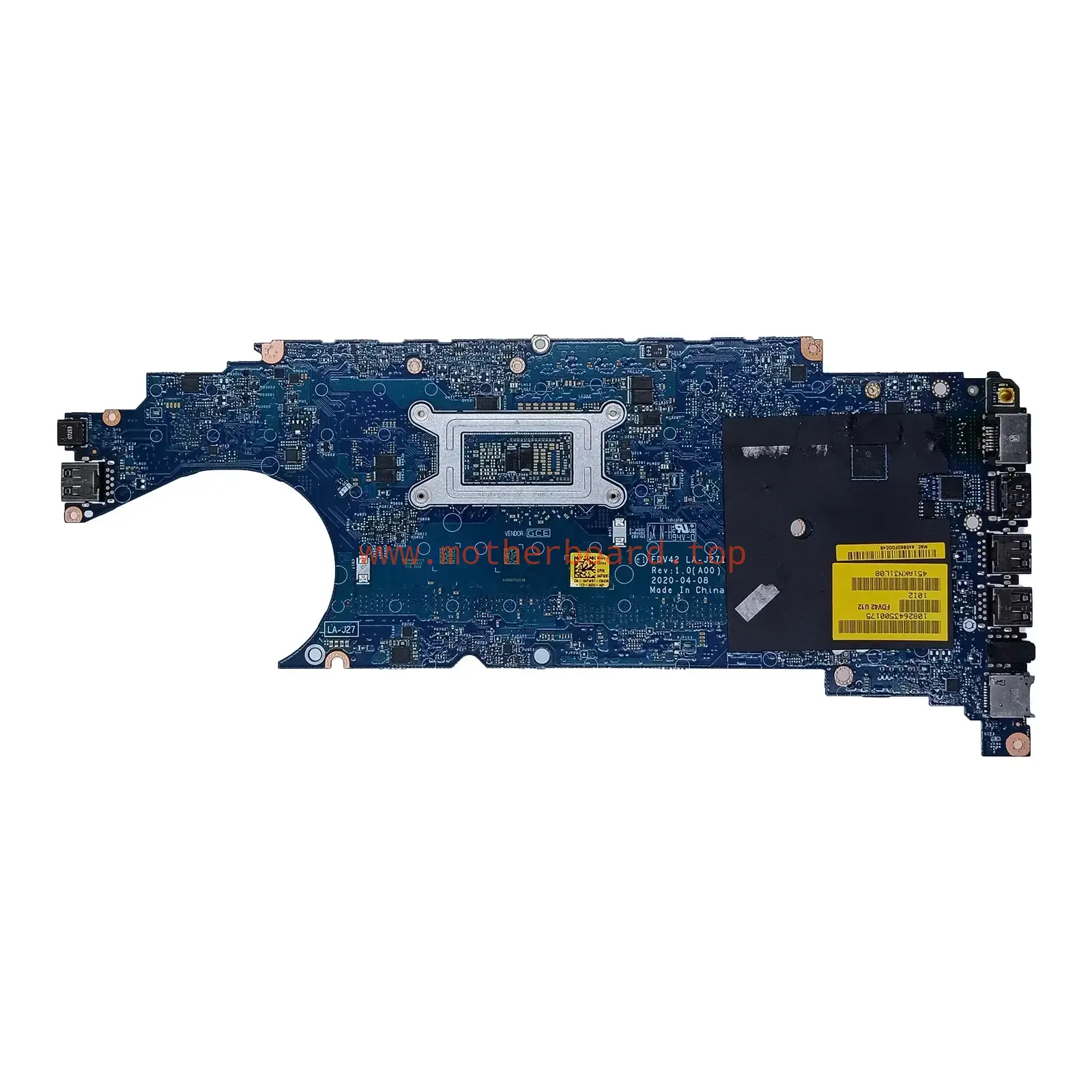 LA-J271P For Dell Latitude 5411 Motherboard i5-10300H i5-10400H i7-10850H CPU 2