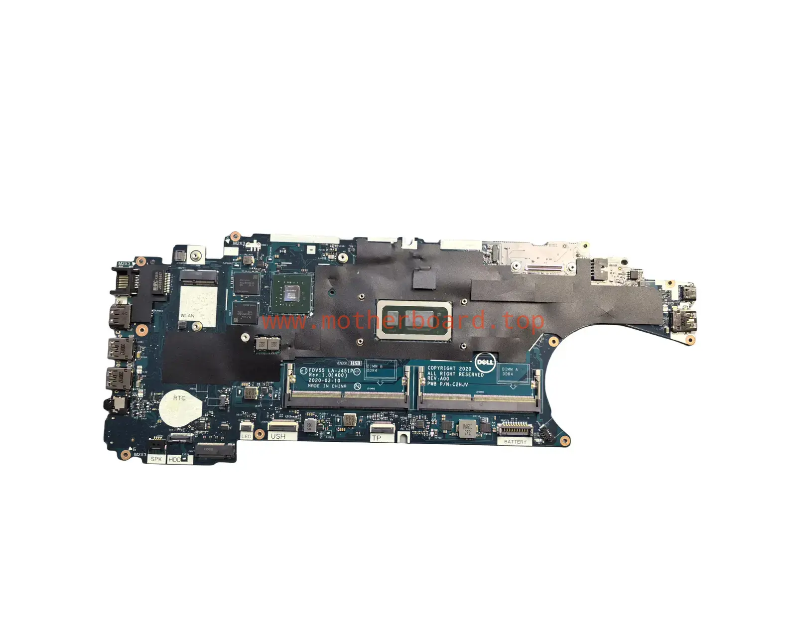 For DELL Precision 3550 I7-10610U LA-J451P Laptop Motherboard 03F1C0 JWYFF